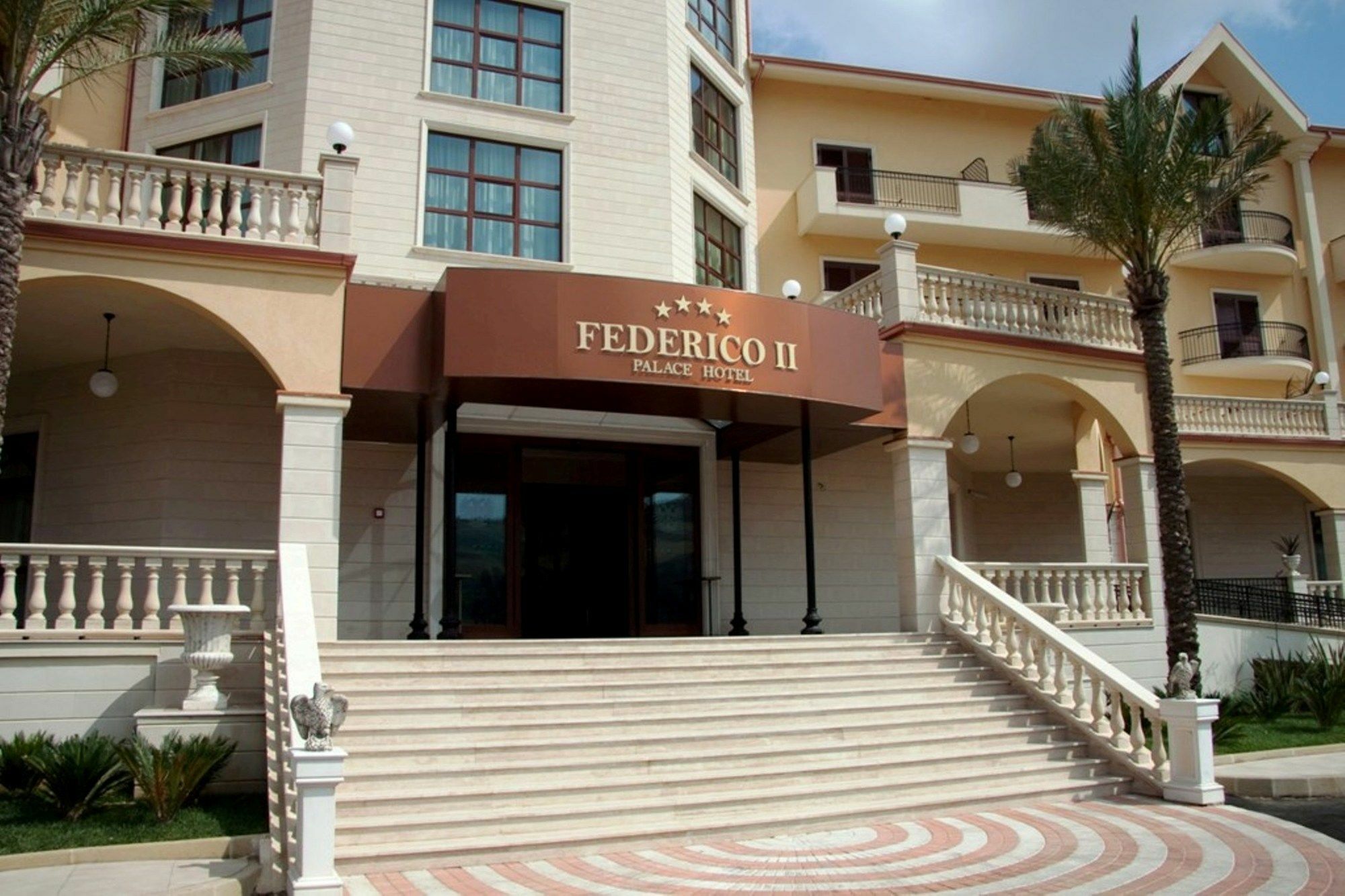 Hotel Federico II Enna Bagian luar foto